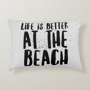 Bij het strand decoratief kussen