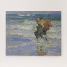 Bij het strand (door Edward Henry Potthast)