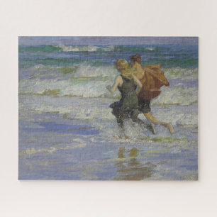 Bij het strand (door Edward Henry Potthast) Legpuzzel