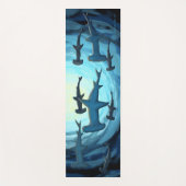 Bij het strand en het Duiken van het Zee Yogamat (Voorkant)