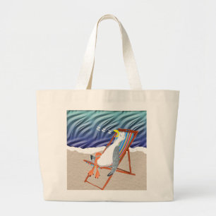 Bij het Strand Grote Tote Bag