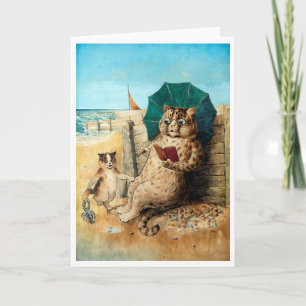 Bij het strand, Louis Wain Kaart