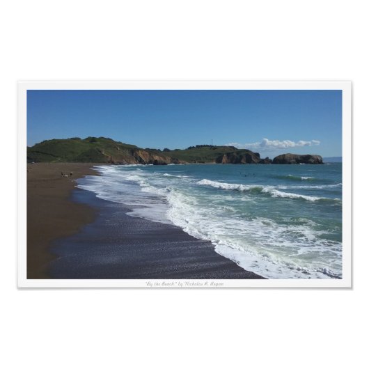 "Bij het strand", Natuur Decor Fotoprint Foto Afdruk (Voorkant)
