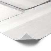 Bij het strand - Open het Uitzicht van het Venster Poster (Hoek)