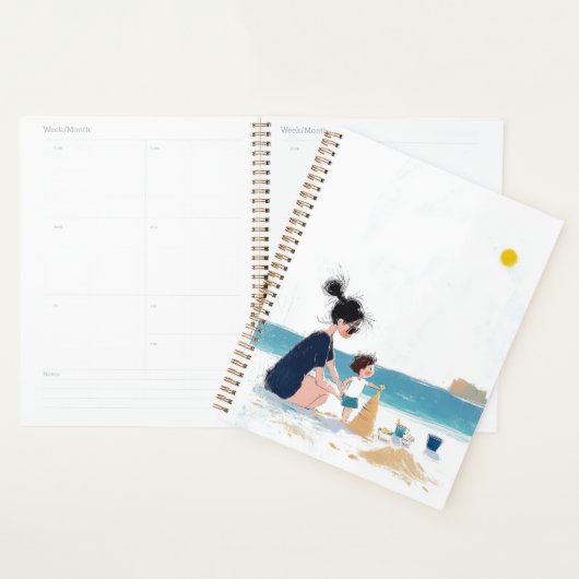 Bij het strand planner (Display)