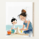 Bij het strand planner (Achterkant)