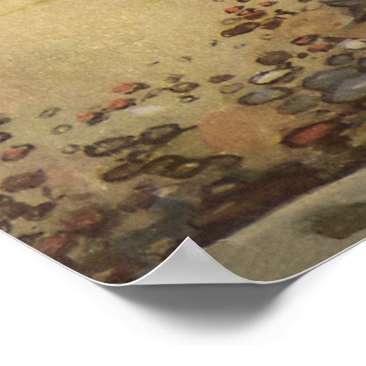 Bij het strand poster (Hoek)