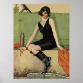 Bij het strand poster (Voorkant)