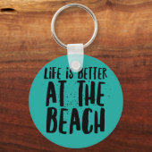 Bij het strand sleutelhanger (Voorkant)