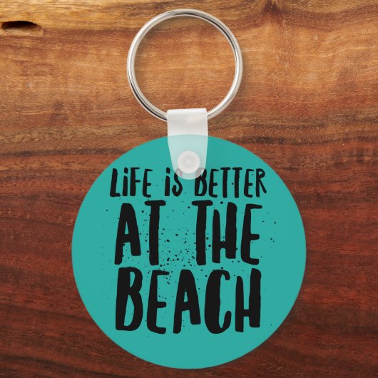 Bij het strand sleutelhanger (Voorkant)