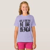Bij het strand t-shirt (Voorkant volledig)