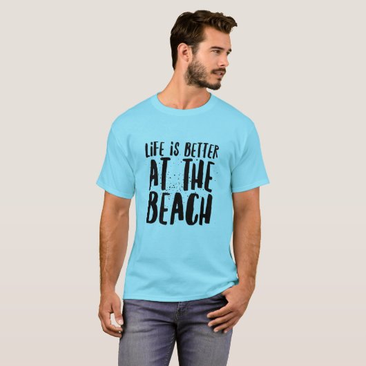 Bij het strand t-shirt (Voorkant volledig)
