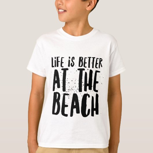 Bij het strand t-shirt (Voorkant)