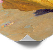 Bij het strand van Edward Potthast art Poster (Hoek)