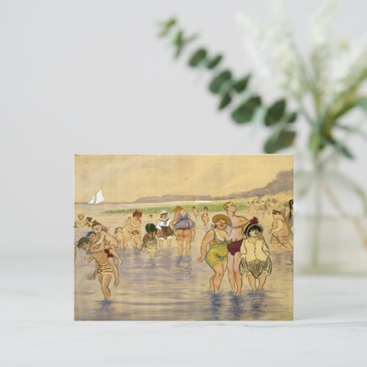 Bij het strand - Zille Briefkaart (Staand voorkant)