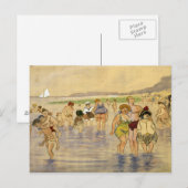 Bij het strand - Zille Briefkaart (Voorkant / Achterkant)