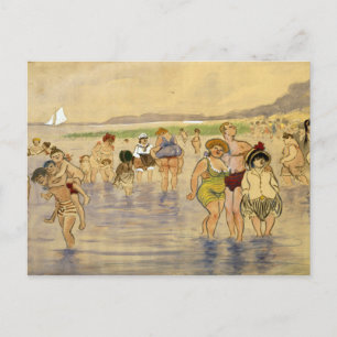 Bij het strand - Zille Briefkaart