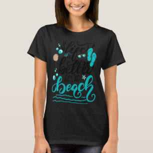 Bij het strand Zomer Vakantie Familie Matching T-shirt