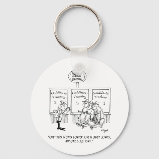 Bij het trucken van Goldilocks Sleutelhanger (Voorkant)