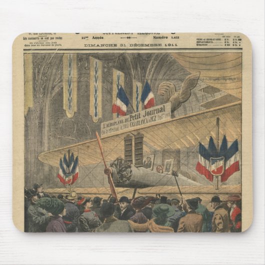 Bij het Vliegtuig Salon Muismat (Voorkant)