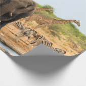 Bij het watergat cadeaupapier (Hoek)