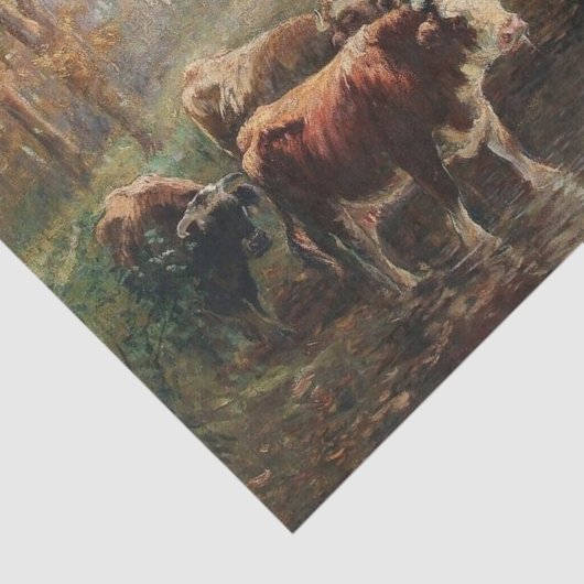 Bij het Wateringhole van Matilda Browne Tissuepapier (Detail)