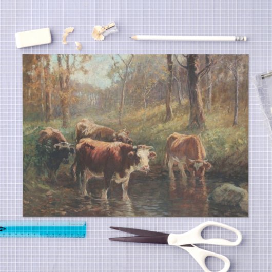 Bij het Wateringhole van Matilda Browne Tissuepapier (Craft)