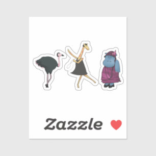 Bij het waterputje sticker