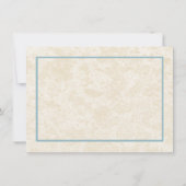 Bij het Zee Bedankt Flat Kaart (Achterkant)