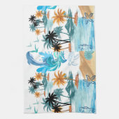 Bij het Zee keukenhanddoek (Verticaal)