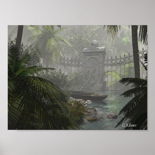 Bij het zoeken naar paradijs poster (Voorkant)