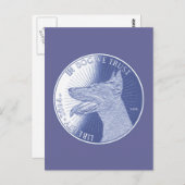 Bij honden briefkaart (Voorkant / Achterkant)