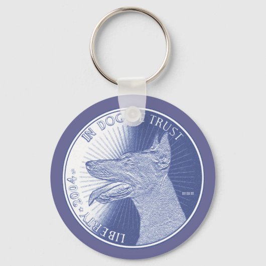 Bij honden sleutelhanger (Voorkant)