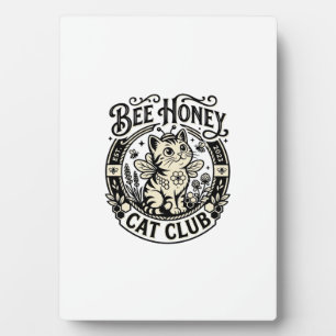 Bij Honey Kat Grappige Kat Grafisch - Bij Honey Ka Fotoplaat