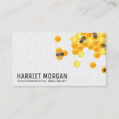 Bij | Honingraat | Insect Visitekaartje (Voorkant)