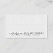 Bij | Honingraatpatroon Visitekaartje (Achterkant)