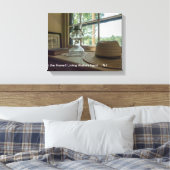 Bij Howell Living History Boerderij___ NJ Canvas Afdruk (Insitu (Slaapkamer))