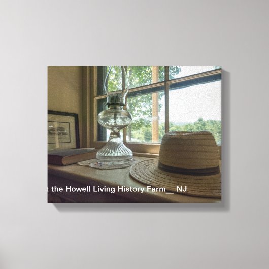 Bij Howell Living History Boerderij___ NJ Canvas Afdruk (Voorkant)
