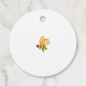 Bij-huwelijksfeest bedanklabel bedankjes labels (Achterkant)