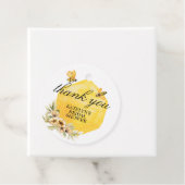 Bij-huwelijksfeest bedanklabel bedankjes labels (In situ)