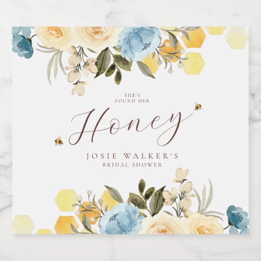 Bij-huwelijksfeest Bier Etiket (Enkel label)