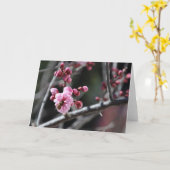 Bij in Bloem - Wenskaart Kaart (Gele Bloem)