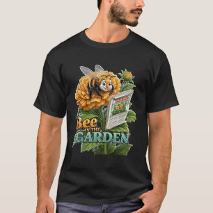 Bij In De Tuin Grappige Hommels Bloem T-shirt