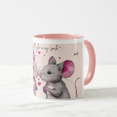 "Bij jou voelt elke dag als Vriendin 🐭 Mok (Voorkant rechts)