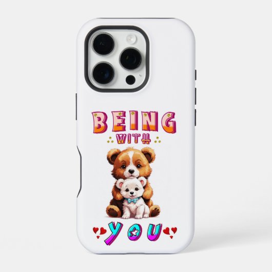 Bij Jou Zijn iPhone Hoesje (Achterkant)
