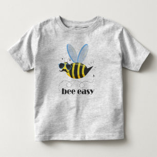 Bij karakter met snor zonnebril Bij Easy Kinder Shirts