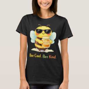 Bij Koel Bij Vriendelijk Mooie Honingbij Zonnebril T-shirt