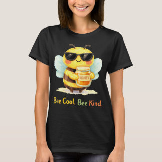 Bij Koel Bij Vriendelijk Mooie Honingbij Zonnebril T-shirt