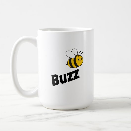 bij koffiemok (Links)