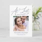 Bij laatste bekendmaking van het Verloving van de  Kaart (Staand voorkant)